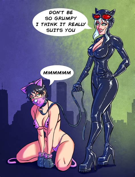 catwoman and black cat halloween 2015 by fetishhand