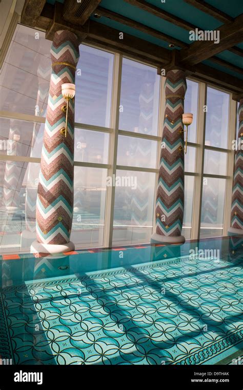 indoor infinity pool   ladies spa burj al arab hotel  dubai