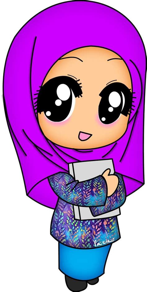 Kartun Muslimah Muslimah Cartoon Wallpaper Doodles Islamic Pictures