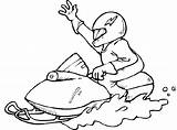 Coloring Pages Snowmobile Snowmobiler Winter Search Yahoo Color Kids Purplekittyyarns sketch template
