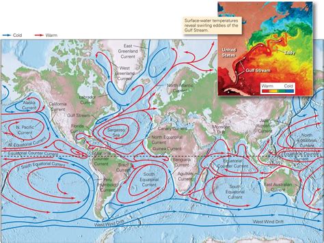 ocean waters  currents learning geology