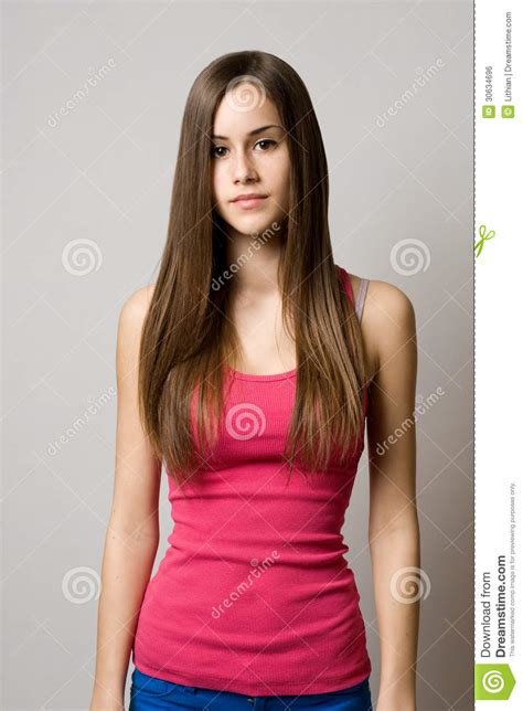 Serious Teen Beauty Royalty Free Stock Image Image
