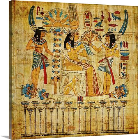 Egyptian Papyrus Wall Art Canvas Prints Framed Prints Wall Peels