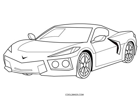 printable sports car coloring pages  kids
