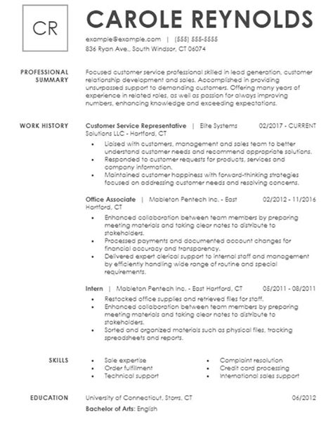 customer service resume examples tips livecareer