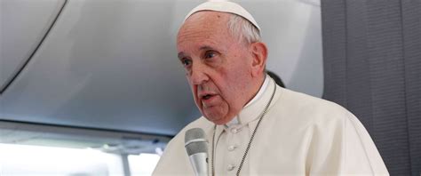 On Plane Pope Discusses Sex Abuse Corruption Of Cover Up China Pact
