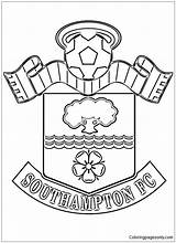Clubs Southampton Coloring sketch template