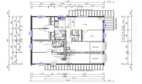 duplex design home plan duk spark homes
