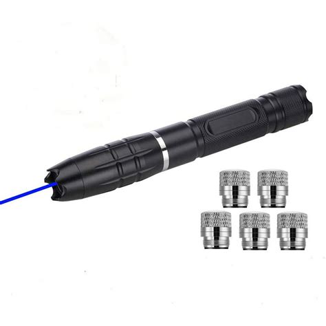xgeek adjustable focus blue led single  mode long range blue beam blue light flashlight blue