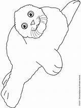 Seal Harp Coloring sketch template