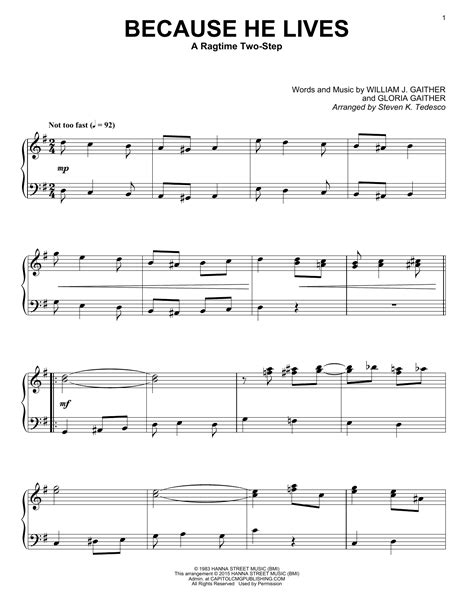 lives sheet   gaither vocal band piano