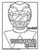 Power Morphin Ranger Mighty Rangers Yellow Draw Trini Coloring Drawing Tutorial Colouring Too sketch template