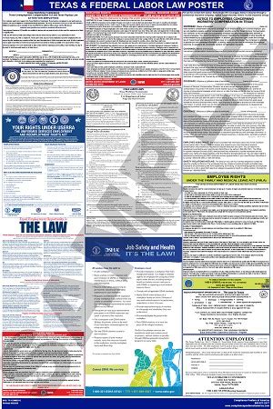texas  federal labor law poster