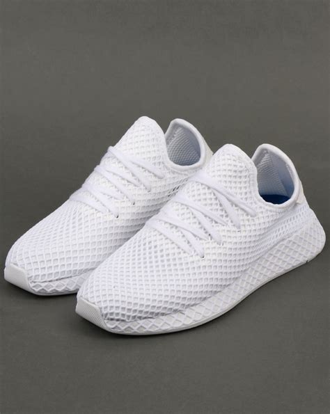 adidas deerupt runner white trainers  casual classics