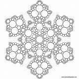 Coloring Snowflake Pages Mandala Printable Color Mandalas Winter Circles Transparent Para Snowflakes Version Large Pintar Adult Colorear Colouring Adults Imprimir sketch template