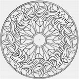 Coloring Pages Complex Flower Comments sketch template