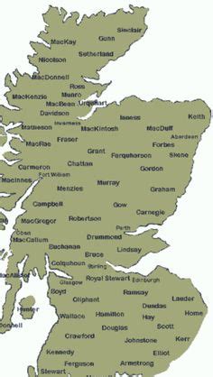 map  highland lowland clans scottish clans scottish highlands