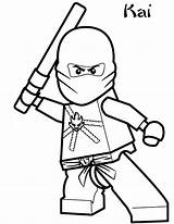 Zx Kai Coloring Pages Ninjago Lego Getdrawings sketch template