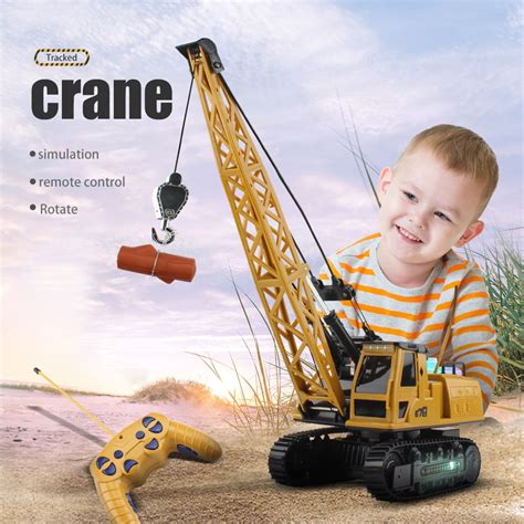 channel remote control crane battery powered radio control construction toy walmartcom