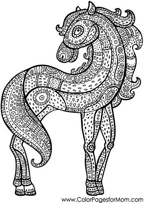 horse coloring page  adults adultcoloring horsecoloringpage