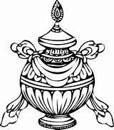 Vase Bumpa Symbols Wisdom Treasure Buddhist Buddhism Et Kalasha Symbol Aux Trésors Urne Religionfacts Line Tibetan Um Des Tibet Related sketch template