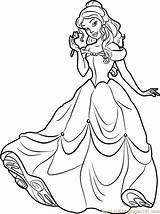 Coloring Princesses Characters Coloringpages101 sketch template