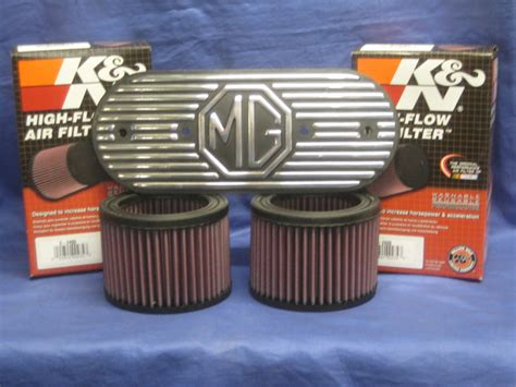 mgb   alloy plate air filter kit