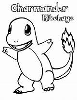 Charmander Coloring Pages Pokemon Evolution Printable Color Print Getdrawings Getcolorings sketch template