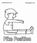 Pike Pages Coloring Position Positions Gymnastic Cartwheelfactory Freestuff Book Kids Color Boy Gif Ballet Fundamental Dance sketch template