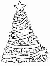 Christmas Coloring Tree Pages Print Trees Colouring Printable Cards Kids Google sketch template