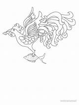 Sarimanok Plain Drawings Small Redbubble Philippine People sketch template
