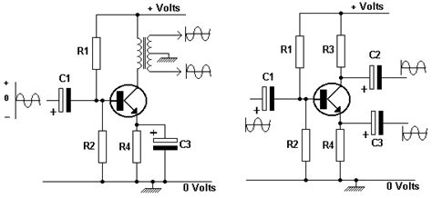 phase splitter tutorial circuits junction transistors electronic hobby projects