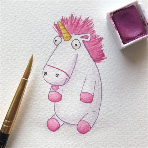 despicable  unicorn disney drawings sketches unicorn drawing
