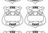 Firefighter Badges sketch template
