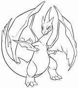 Pokemon Mega Coloring Pages Evolution Ex Getcolorings Printable sketch template