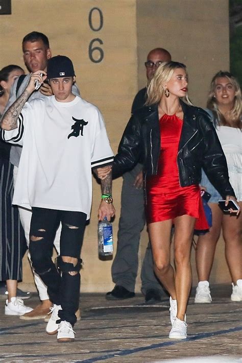 justin and hailey s date night look is peak bieber vogue