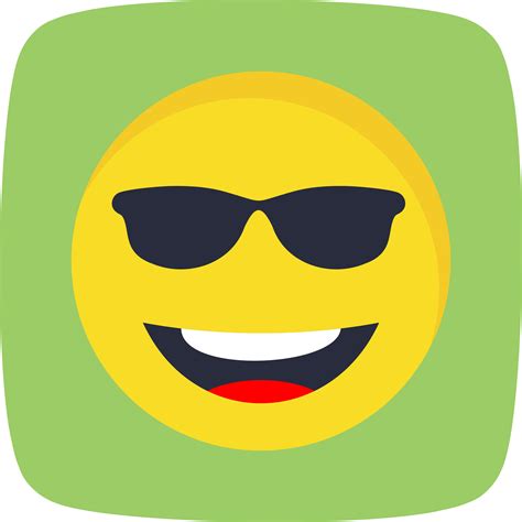 cool emoji vector icon  vector art  vecteezy