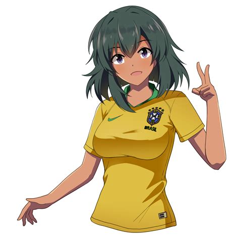 safebooru 1girl 2018 fifa world cup absurdres alternate costume black