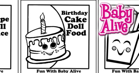 fun  baby alive   fun baby alive doll food  juice packet