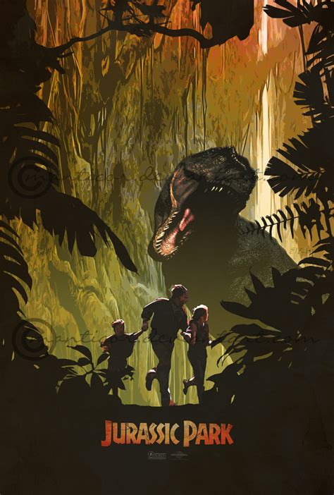 Jurassic Park Movie Poster By Manticor On Deviantart