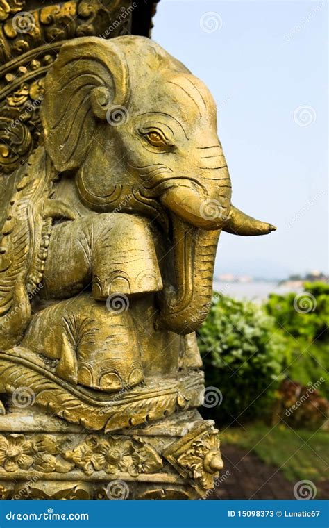 elephant statue stock image image  travel statue