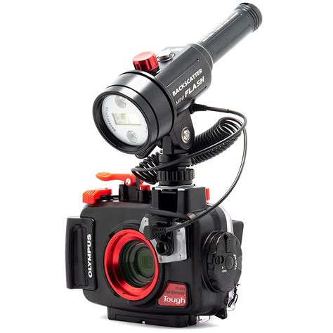 backscatter mini flash  underwater compact strobe mf  snoot macro photography flashlight black