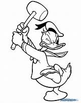 Duck Donald Coloring Pages Disney Template sketch template