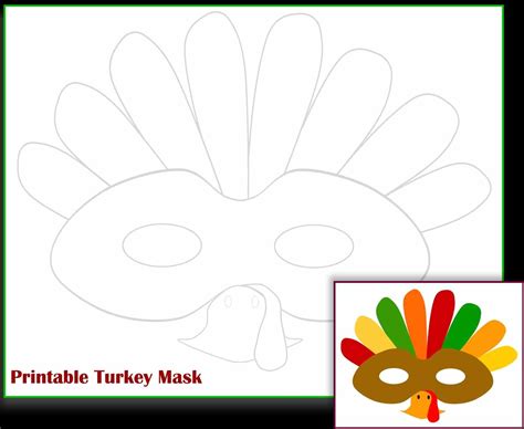 printable turkey face printable word searches