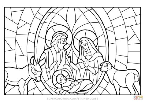 printable nativity scene patterns