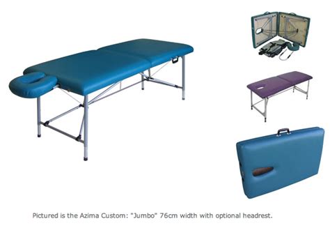 azima professional custom australian built massage table made to order