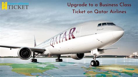 upgrade   business class ticket  qatar airways