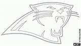 Panthers Carolina Coloring Pages Football Logo Nfl Stencil Panther Clipart Team Printable American Outline Cake North Clip Cliparts Library Logos sketch template