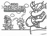Mario Coloring Pages Super Characters Printable Getcolorings Color Colorings Baby sketch template