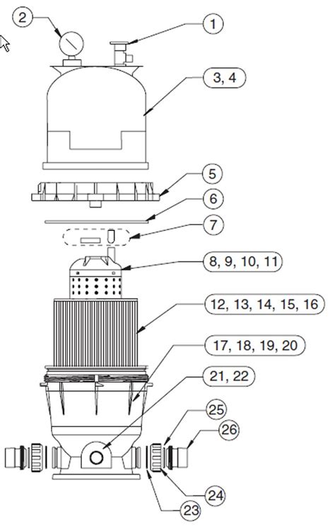pentair ccp parts diagram